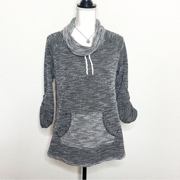 🍋 Kensie • Women’s Performance Quick Dry Cowl Neck Pullover Hoodie - Size M - Picture 1 of 9